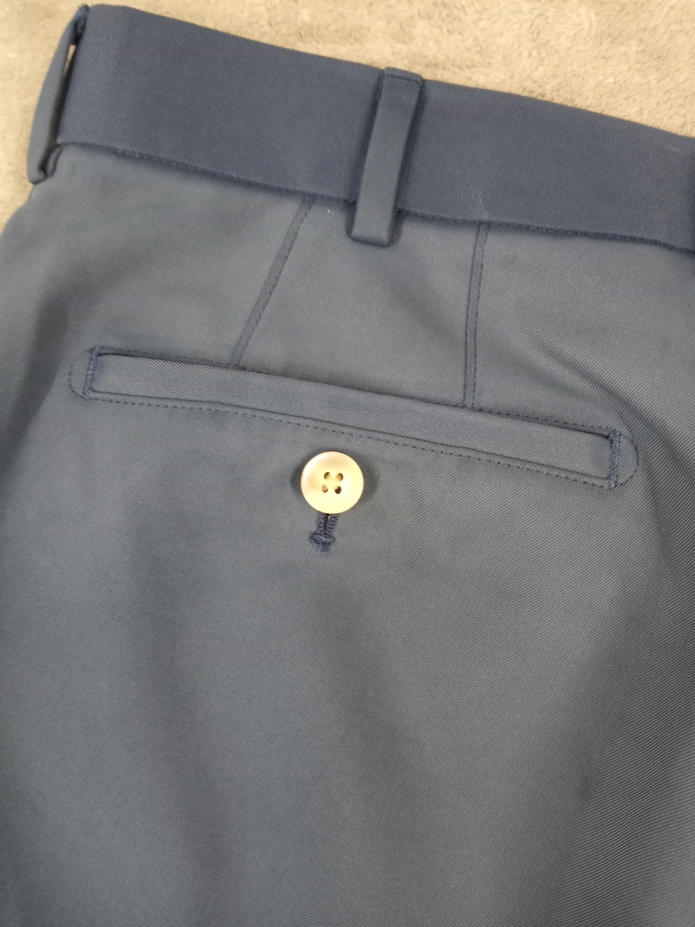 Peter Millar Men's Navy Dress Golf Shorts with Crown Logo Size 35 - Picture 7 of 15